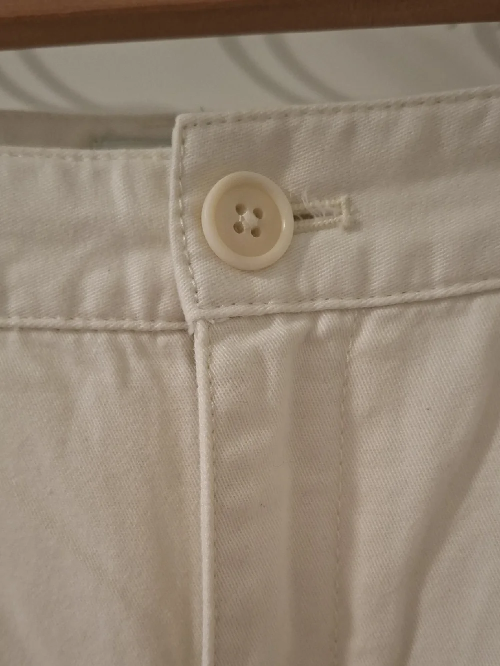 Sunday Best Classic White/Cream "Jaden" Straight-leg Chino Pants (Size US 4) - Picture 4 of 9